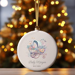 Vattenfärgsskor för Baby Barnvagn Julgransprydnad Keramik<br><div class="desc">Bilden av pastellfärgen baby barnvagn är parad med skript för lekfull elegant. Kontakta oss via e-post eller chatta om du har några speciella förfrågningar och vi kommer att vara lycklig för att hjälpa till.</div>