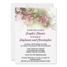 Vattenfärgsskor för Lila Jasmine Bröllop par