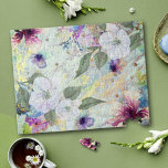 Vattenfärgsskript för blommigt av vintage, skalsku pussel<br><div class="desc">Tillbringa en eftermiddag med att utmana din hjärna med detta vackra, romantiska pussel av blommigt i vintage. Blommor med vit, lila och maronvattenfärg täcker över guld-skript på en vacker, mjuk, ljusskum grönt blå, guld-vinklad bakgrund. Gör en tänkvärd, unik present till någon speciell! Kommer i en speciell presentlåda. Du kan lätt...</div>