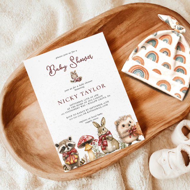 Vattenfärgsskugga för vinterskuggor inbjudningar (Skapare uppladdad)