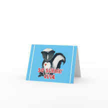 Vattenfärgsskunk så stinkande söt