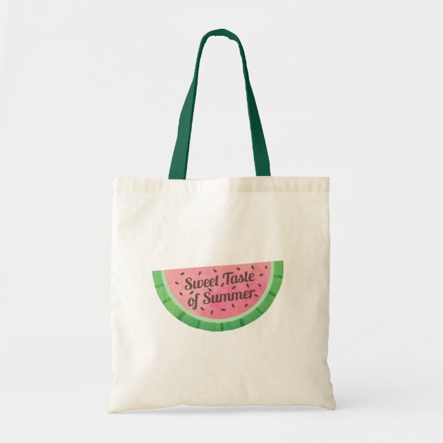 Vattenfärgssmak av sommarvattenmelon Totebag Tygkasse (Framsidan)