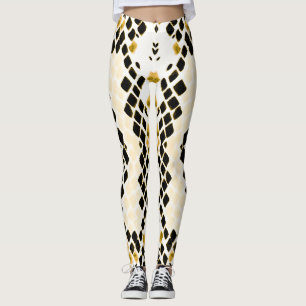 VattenfärgsSnakeskin: Grunge Exotic Mönster Leggings