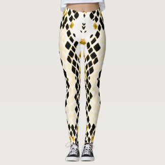 VattenfärgsSnakeskin: Grunge Exotic Mönster Leggings