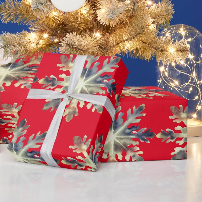 VattenfärgsSnöflingor, Magic Färg Presentpapper (Helgdagar)