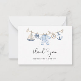 Vattenfärgssoldat Eleganten är en pojkbabydusch. Anteckningskort