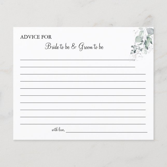 Vattenfärgssolnedströmsdusch för Bröllop Adapter-d Flygblad (Framsidan)