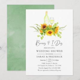 Vattenfärgssolsångare före bröllopet inbjudningar