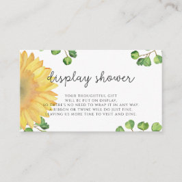 Vattenfärgssolsnickdisplay dusch tilläggskort