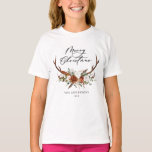vattenfärgsstämpel blommigt god jul t shirt<br><div class="desc">god jul-design,  rustik-blommigt...  Vi kör modern,  vacker natursamling,  terracotta,  svart grönt och sädessamling.</div>