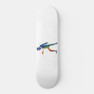 vattenfärgsstängning mini skateboard bräda 18,5 cm