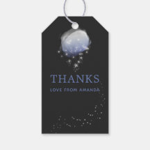 Vattenfärgsstjärnor Night Himlar Baby Shower Tack