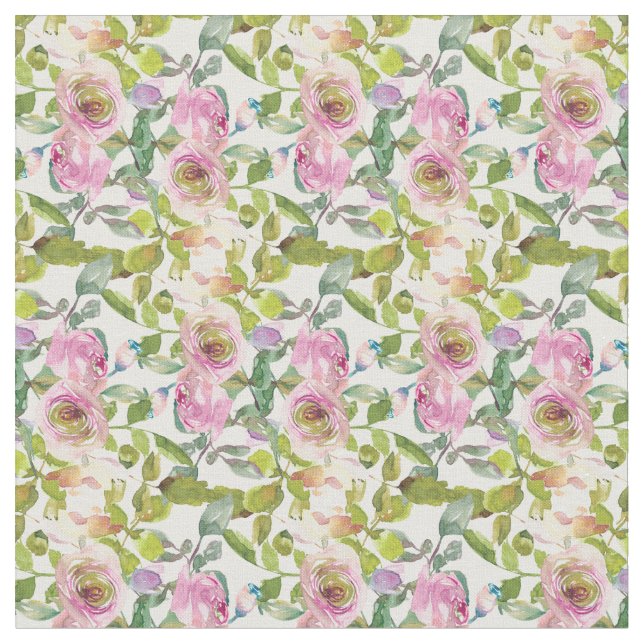 Vattenfärgsstruktur Ro Fabric Tyg (Närbild)