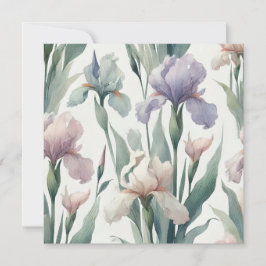 Vattenfärgsstryck Skriv ut design Julkort