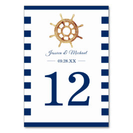 Vattenfärgsstyrhjul för marint Rand i sjöflottan Bordsnummer