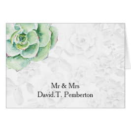 vattenfärgsstyrkta Bröllop-monteringskort OBS Kort