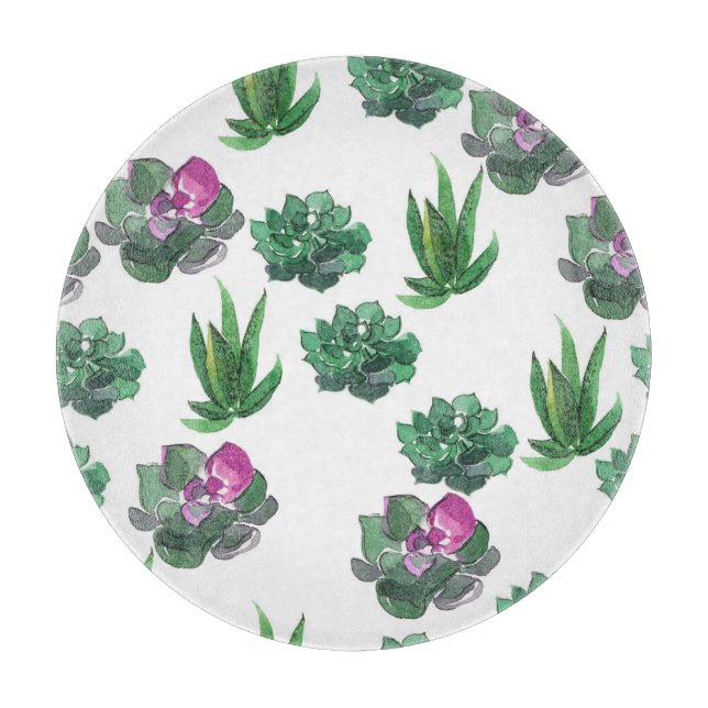Vattenfärgssuckor Sömlös Mönster-design (Framsidan)
