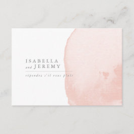 Vattenfärgssvarskort  bröllop R.S.V.P.kort OSA Kort