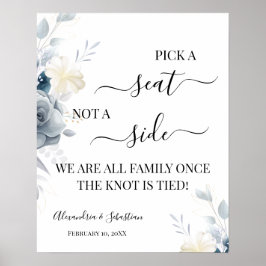 Vattenfärgssymbol Plocka ett säte som inte är ett  Poster