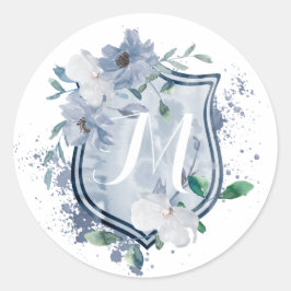 Vattenfärgssymbol, Vapensköld, Bröllop-märke Runt Klistermärke