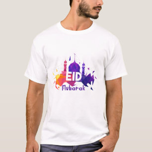 VattenfärgstänkEid Mubarak manar T-tröja T Shirt