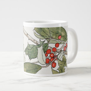 Vattenfärgstavla av Holly, Hannah Borger Overbeck Jumbo Mugg
