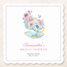 Vattenfärgste-partaj Bröllopsdusch