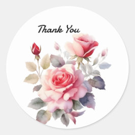 Vattenfärgstensning Blockerande Ro-fyllning Runt Klistermärke