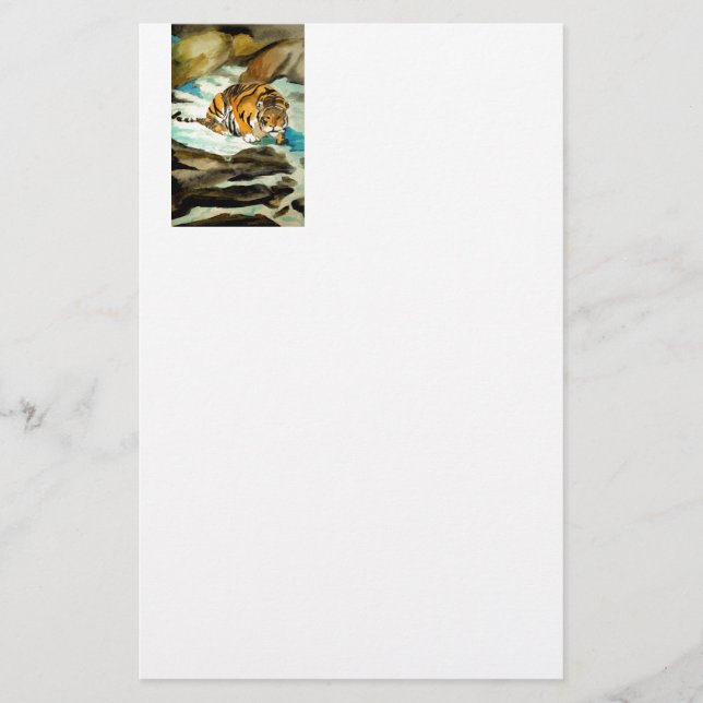 Vattenfärgstift Brevpapper (Framsida)