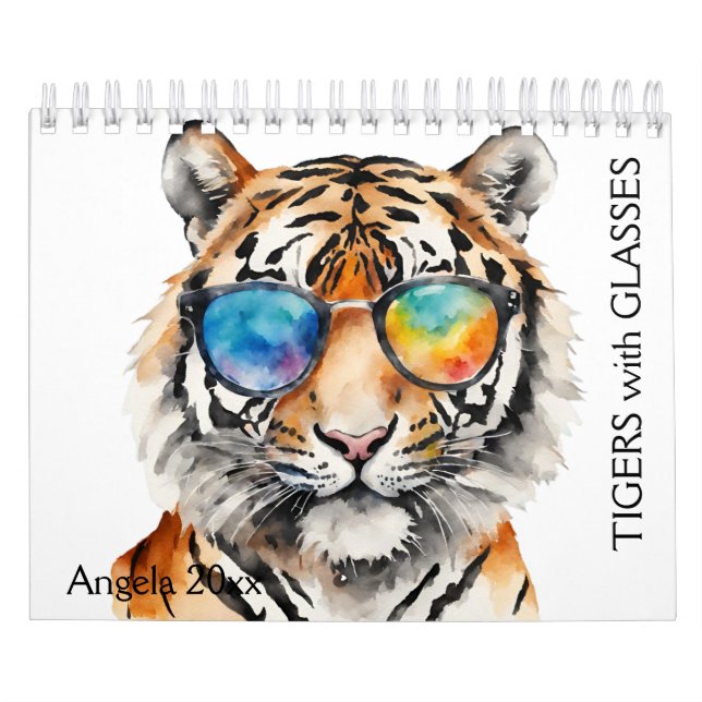 Vattenfärgstigers Kalender (Omslag)
