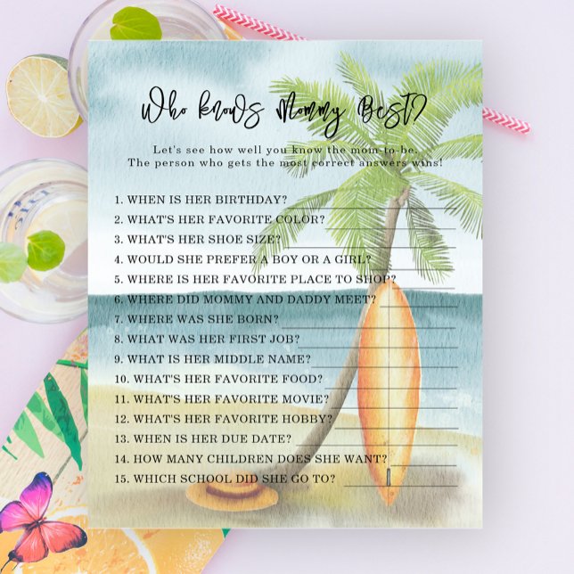 Vattenfärgstrand - Vem vet bäst om mamman (Skapare uppladdad)