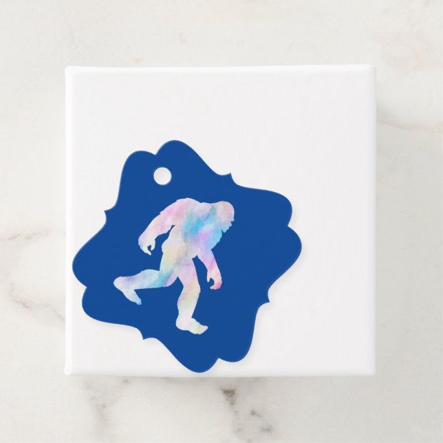 Vattenfärgstreck Gåvor Etiketter (På plats)