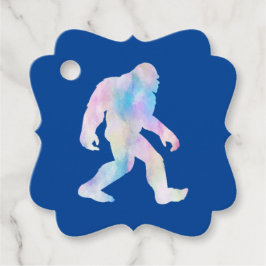 Vattenfärgstreck Gåvor Etiketter