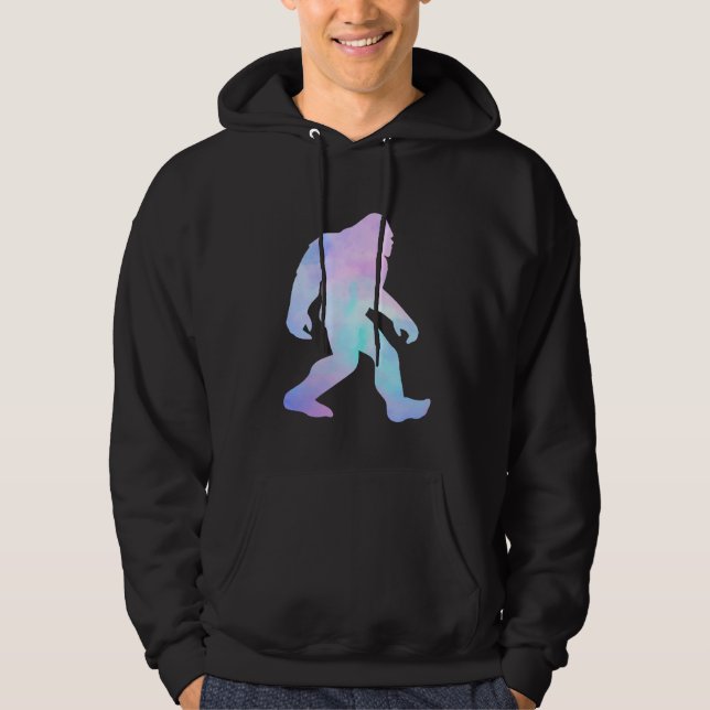 Vattenfärgstreck Hoodie (Framsida)