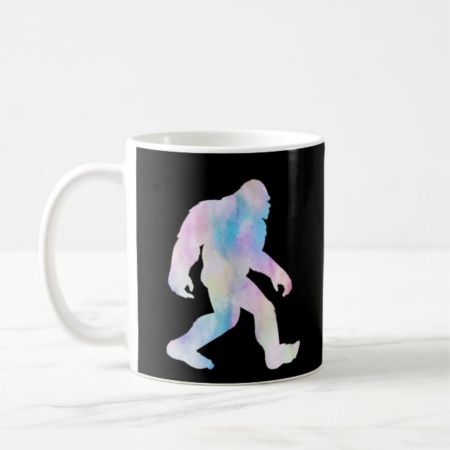 Vattenfärgstreck Kaffemugg (Vänster)