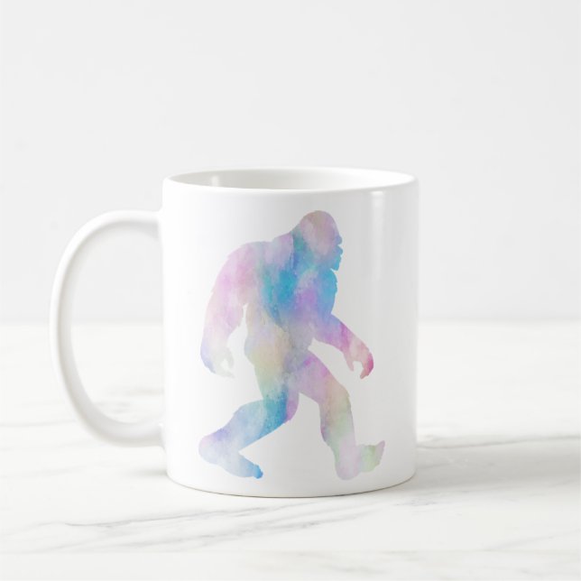Vattenfärgstreck Kaffemugg (Vänster)
