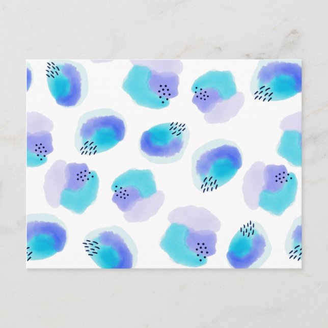 Vattenfärgstreck Vykort (Framsida)