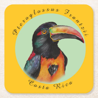 Vattenfärgstrumpa Underlägg Papper Kvadrat