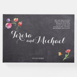 Vattenfärgstryck, färgsfärgsfärgsfärgsfärg, rustik gästböcker