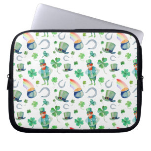 VattenfärgSts Patrick mönster för dag Laptop Fodral