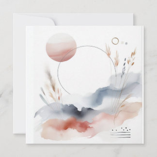 Vattenfärgstyp 02 julkort