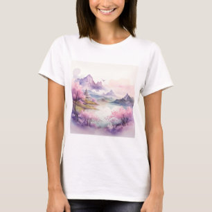 Vattenfärgstyp T Shirt