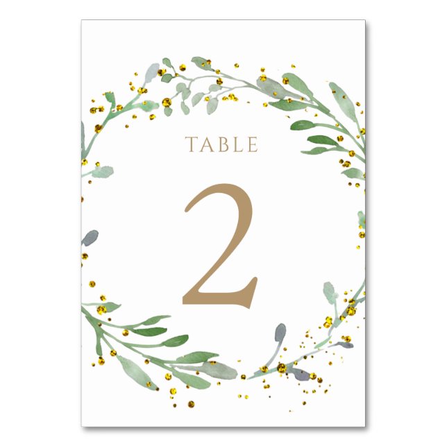 vattenfärgsutandning Bordsnummer 2 (Framsidan)
