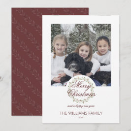 vattenfärgsutandning för fotojulkort