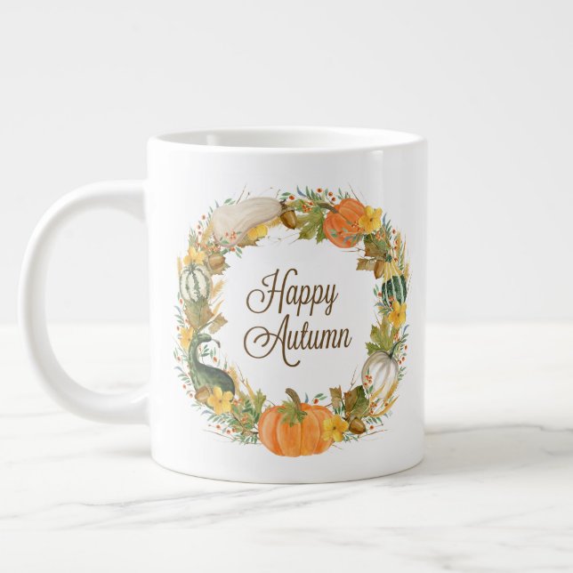 vattenfärgsutandning jumbo mugg (Vänster)