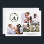 Vattenfärgsutandning multifoto julkort<br><div class="desc">Vattenfärgsutandning med multifoto - inledande jul-/helgdag-kort.</div>