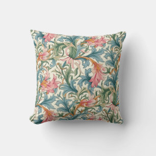 Vattenfärgsutkast Blommigt Art nouveau Tapet Kudde