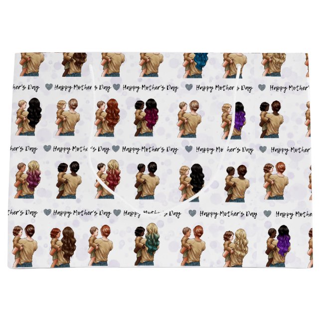 Vattenfärgsutskrift i lycklig Mors dag Skriv ut st (Framsidan)