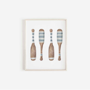 vattenfärgsutskrift vintage Peddle Poster