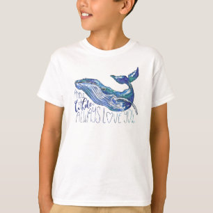 Vattenfärgsval - jag Valar alltid Kärlek dig T Shirt